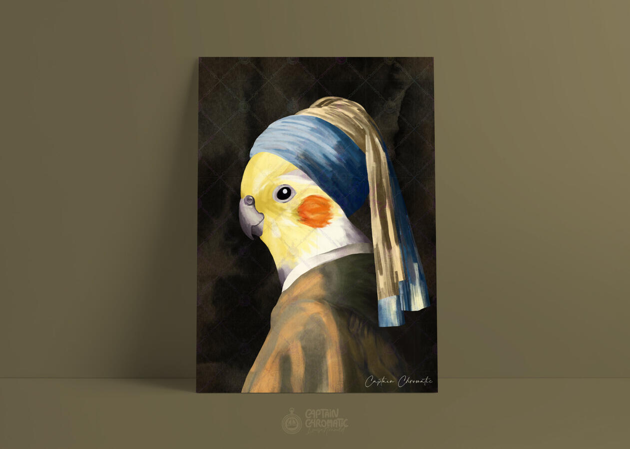 La Calopsitte aux joues rouges